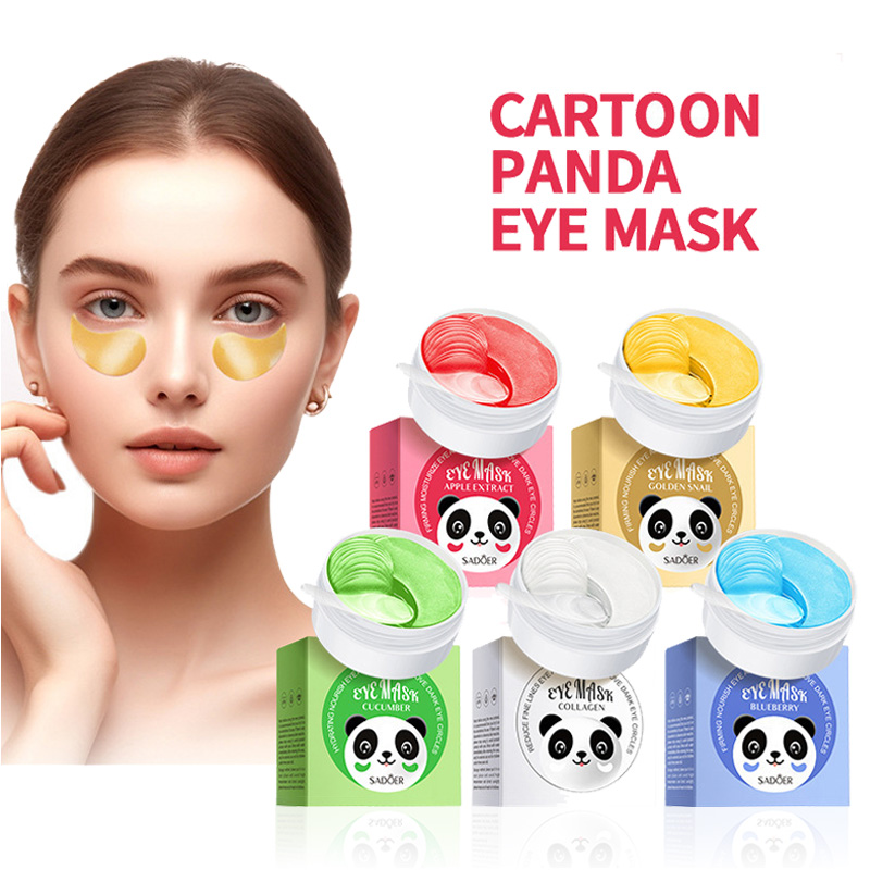 Sheet Mask Collagen - 60 個 SADOER クリスタルコラーゲンアイマスク抗くま除去目袋引き締め保湿アイパッチ美容目スキンケア
