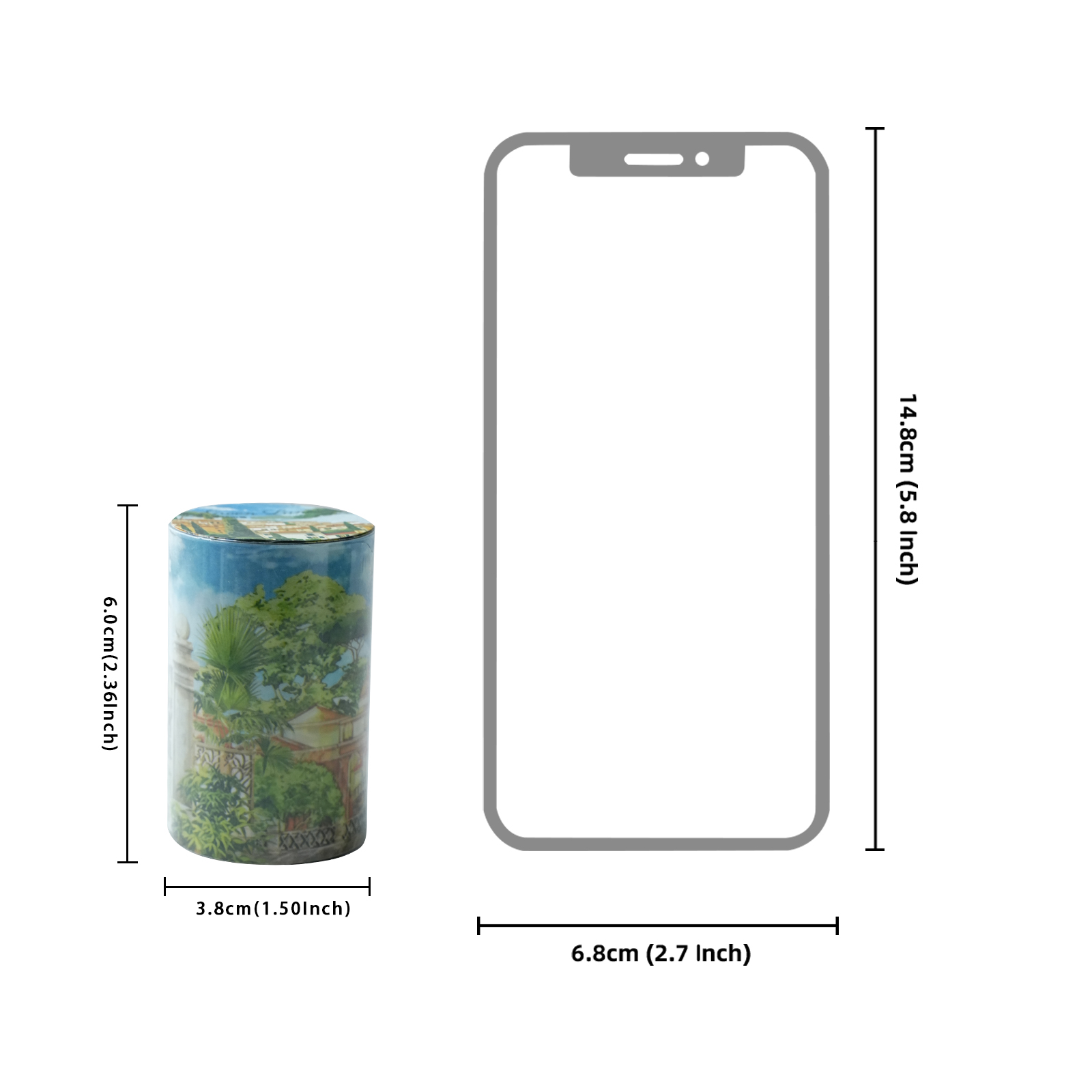 エトリライフ 60mm*2m ヒーリングサンシャイン地中海タ - Korean Student Lifestyle のレビューと価格