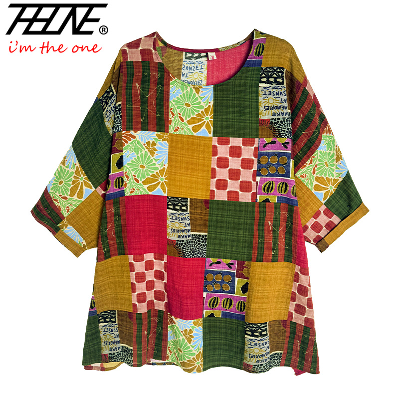 THHONE レディースシャツ プリント ルーズ プラスサイ - Korean Lifestyle のレビューと価格