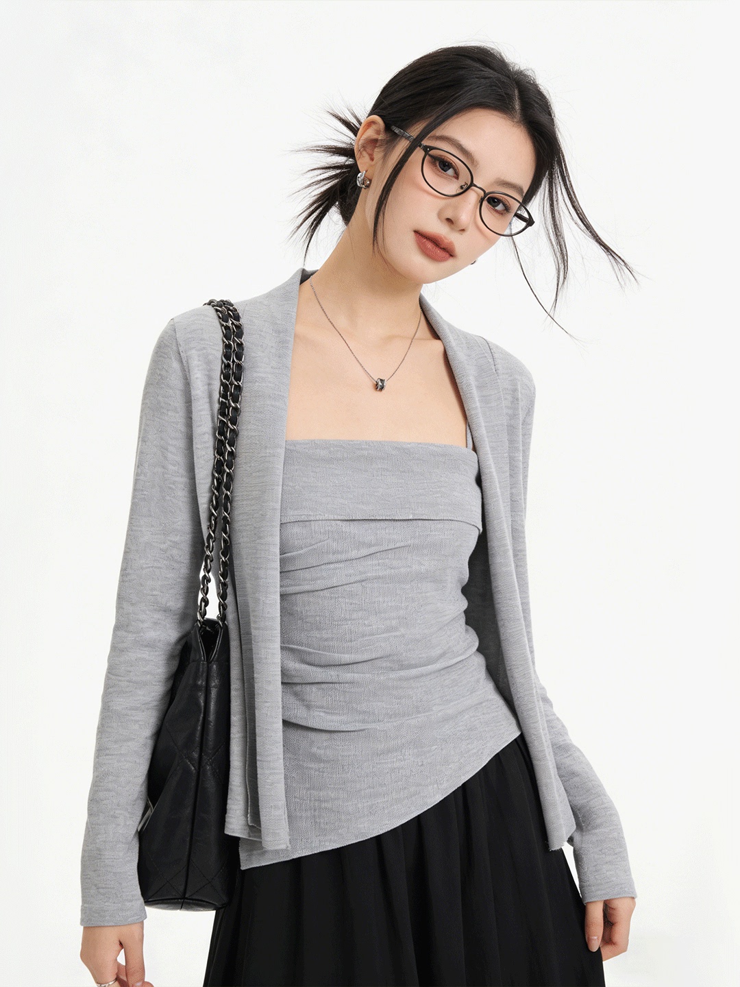 Lu Life 肌に優しいショートニットカーディガン痩身ツー - Lifestyle In Korean のレビューと価格