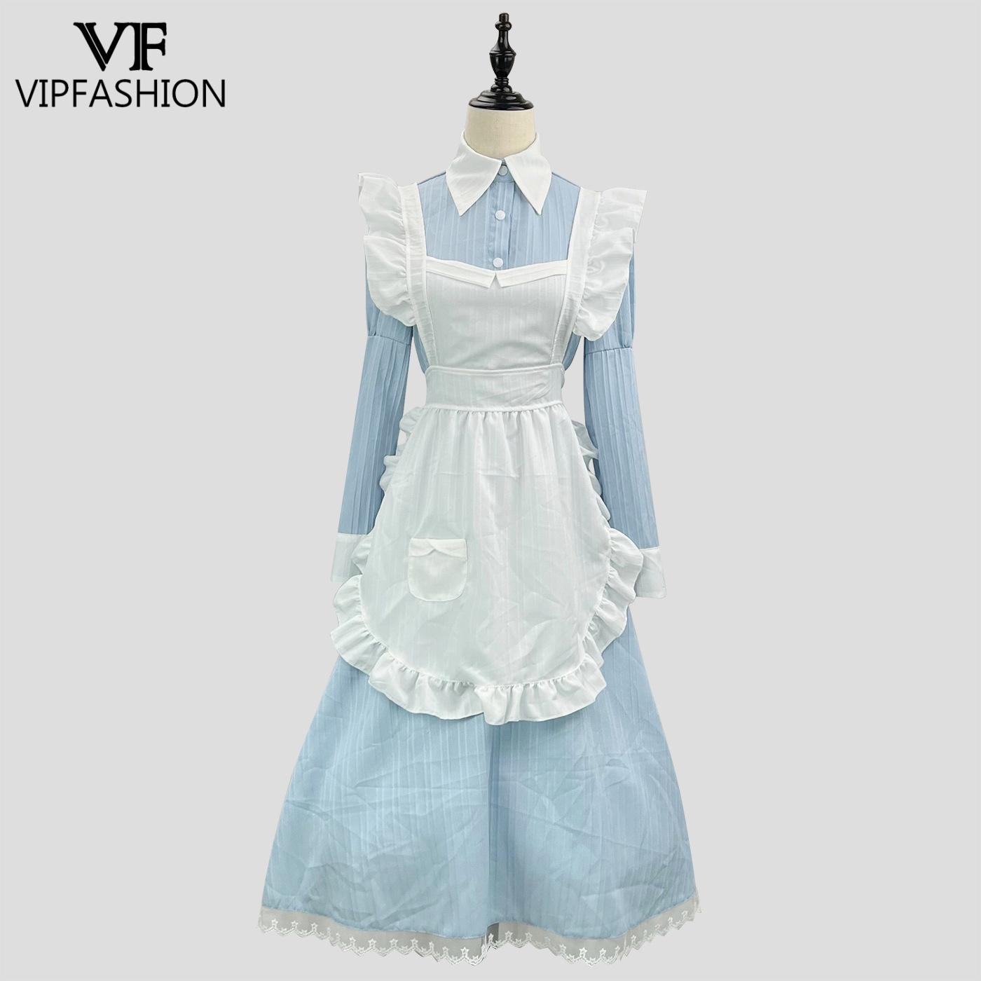VIP ファッションビクトリア朝のメイドドレスロリータコスプ - Korean Lifestyle のレビューと価格