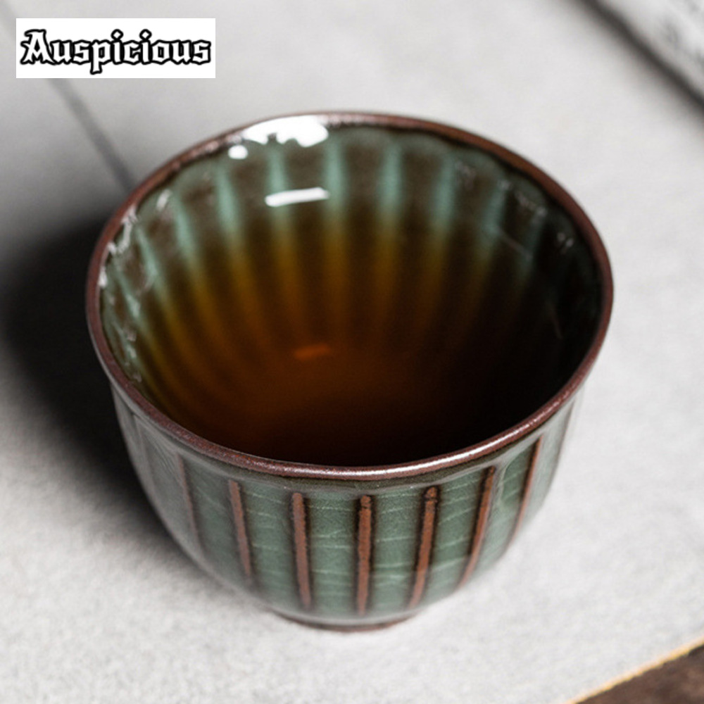 Longquanセラドンエッジマグ、手作りセラミックティーカ - Celadon Ceramic Cup のレビューと価格