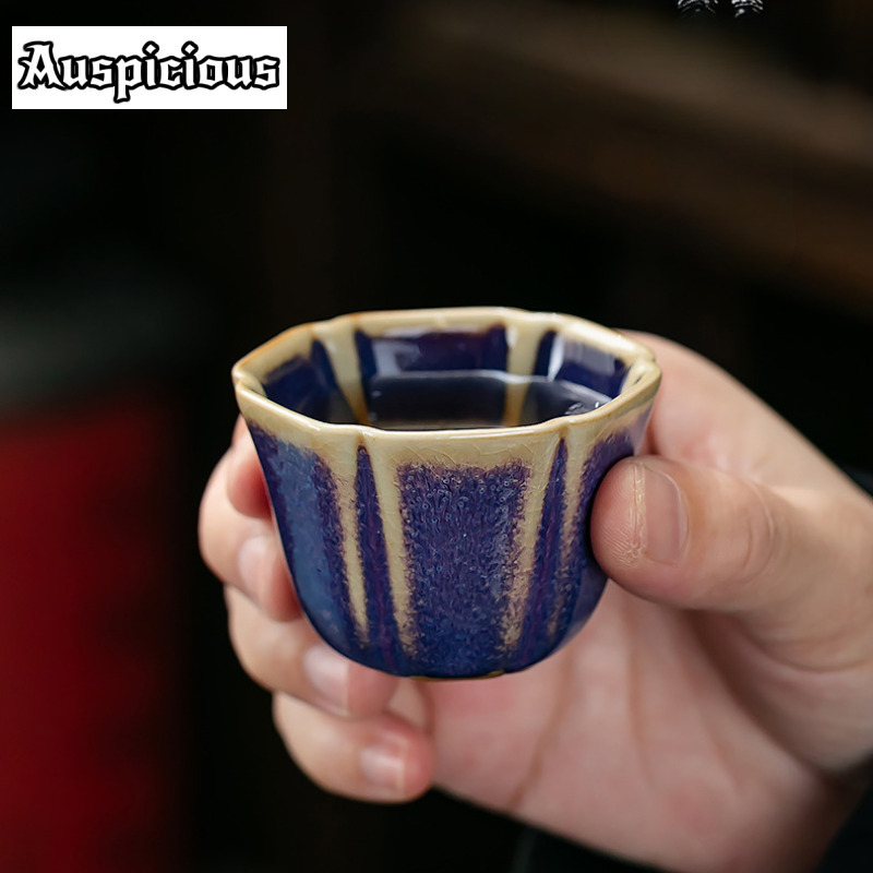 Jun kiln-手作りのセラドンティーセット,ポータブルト - Celadon Ceramic Cup のレビューと価格