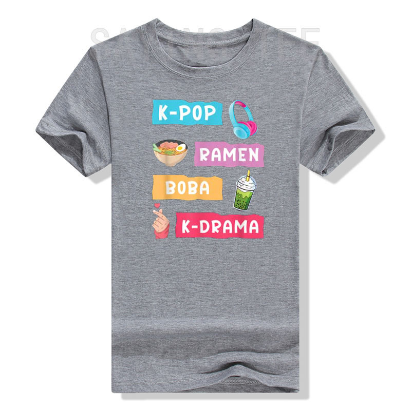 韓国のファン向けのK-popスタイルのTシャツ,ドラクマとk - South Korea Lifestyle のレビューと価格