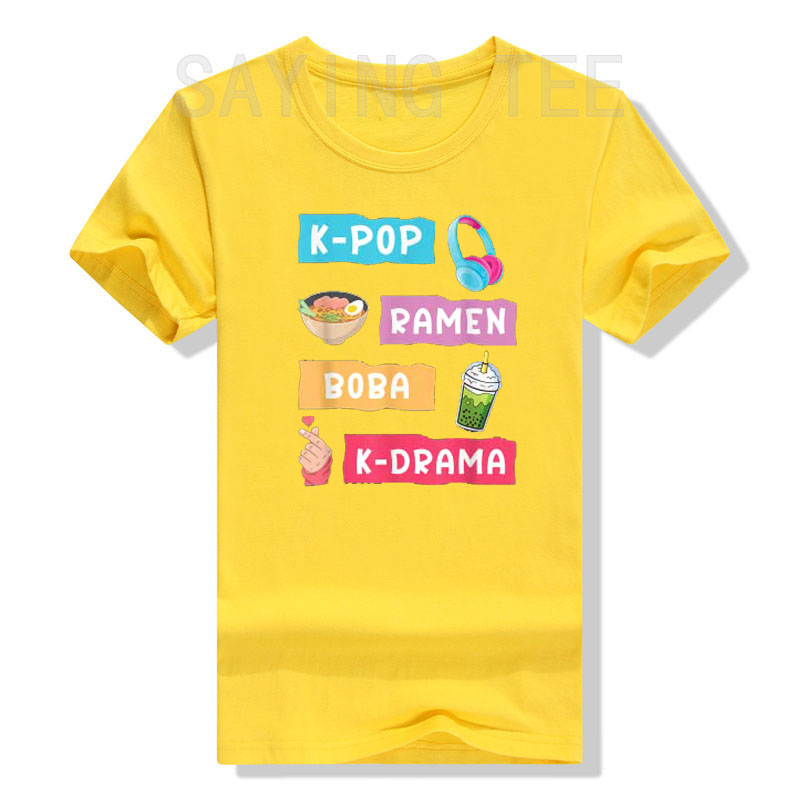 韓国のファン向けのK-popスタイルのTシャツ,ドラクマとk - South Korea Lifestyle のレビューと価格